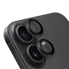 Apple iPhone 16/16 Plus Fekete OBAL:ME Lencsevédő, üvegfólia