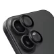 Apple iPhone 16/16 Plus Fekete OBAL:ME Lencsevédő, üvegfólia