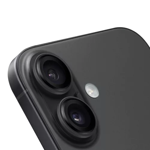 Apple iPhone 16/16 Plus Fekete OBAL:ME Lencsevédő, üvegfólia