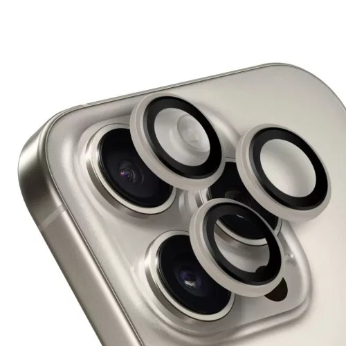 Apple iPhone 15 Pro/15 Pro Max Természetes Titán OBAL:ME Lencsevédő