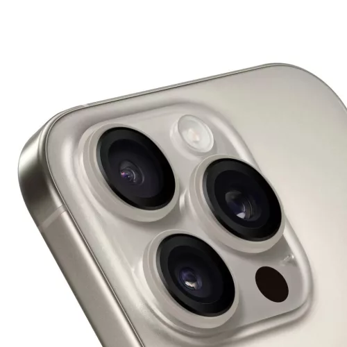 Apple iPhone 15 Pro/15 Pro Max Természetes Titán OBAL:ME Lencsevédő