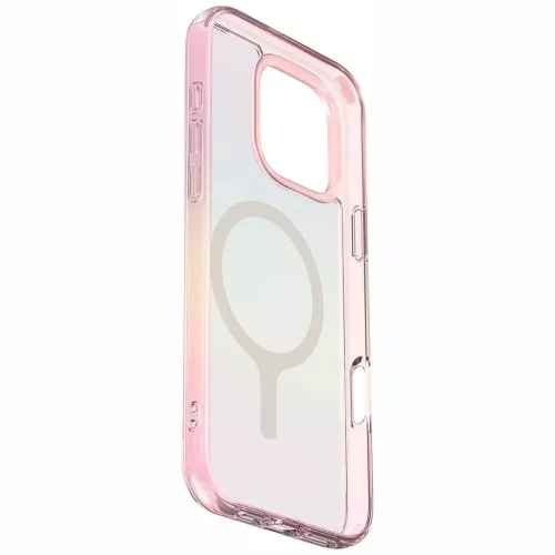 Uniq Iridescia Magclick töltőtok iPhone 16 Pro - Pink tok