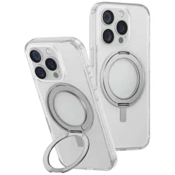   Uniq Swivix 360 Rotating Kickstand tok iPhone 16 Pro - Átlátszó