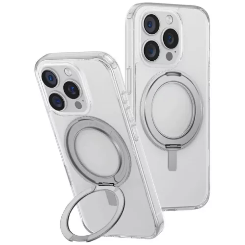 Uniq Swivix 360 Rotating Kickstand tok iPhone 16 Pro - Átlátszó