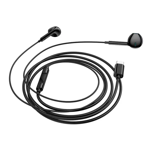 Borofone Fülhallgató BM100 Fuente mikrofonnal Type C (DAC) fekete