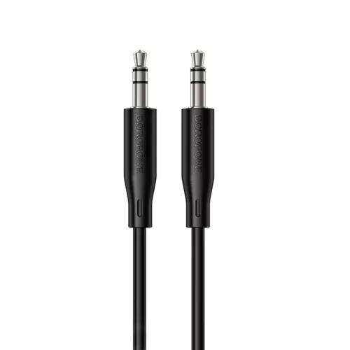 Borofone AUX Kábel BL26 Standard - jack 3,5mm - jack 3,5mm - 1 méter fekete