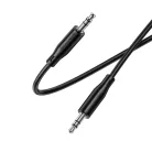 Borofone AUX Kábel BL26 Standard - jack 3,5mm - jack 3,5mm - 1 méter fekete