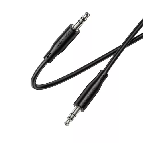 Borofone AUX Kábel BL26 Standard - jack 3,5mm - jack 3,5mm - 1 méter fekete