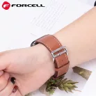 FORCELL F-DESIGN FA20 mágneses öko bőr szíj Apple Watch 38/40/41 mm barna