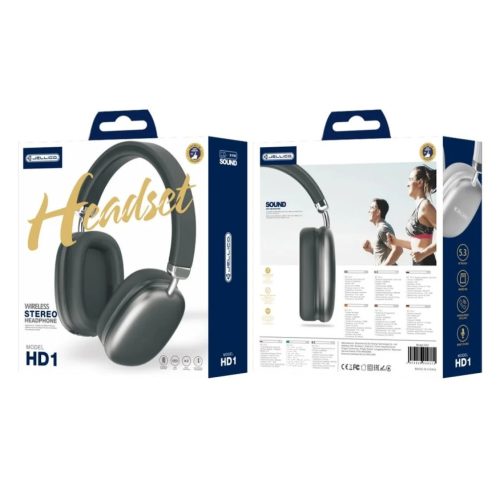 JELLICO vezeték nélküli fejhallgató HD1 Fekete