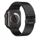 FORCELL F-DESIGN FA11 rozsdamentes acél szíj APPLE Watch 38 / 40 / 41 mm fekete