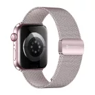 FORCELL F-DESIGN FA14 mágneses rozsdamentes acél szíj Apple Watch 38 / 40 / 41 mm rózsaszín