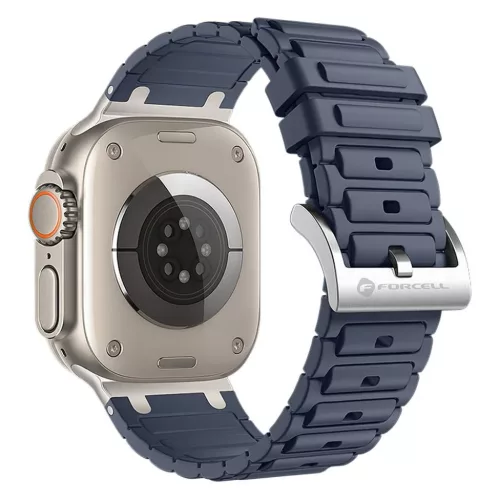 FORCELL F-DESIGN FA06 szilikon szíj Apple Watch 38 / 40 / 41 mm kék
