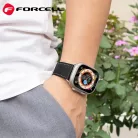 FORCELL F-DESIGN FA20 mágneses eco-bőr szíj APPLE Watch 38 / 40 / 41 mm fekete