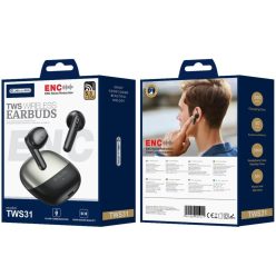 JELLICO vezeték nélküli fülhallgató (ENC) TWS31 Fekete