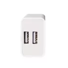 MOONX fali töltő MC02 2.4A 12W 2xUSB + Lightning kábel Fehér