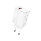 FONENG hálózati töltő EU64 18W 1xUSB QC3.0 + kábel Lightning Fehér
