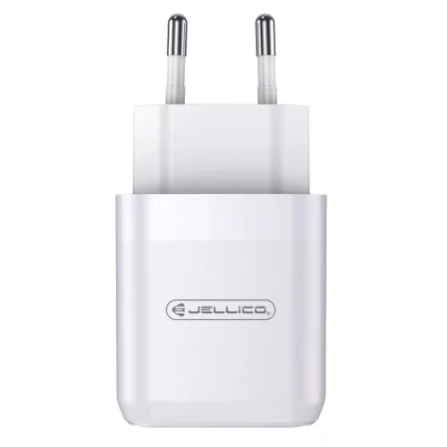 JELLICO fali töltő A77 22,5W 1xUSB QC3.0 + kábel Lightning Fehér