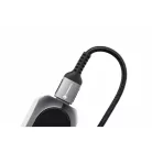 FORCELL F-ENERGY C256 USB A - Type C QC4.0 3A 66W Cafule 0,25 m fekete
