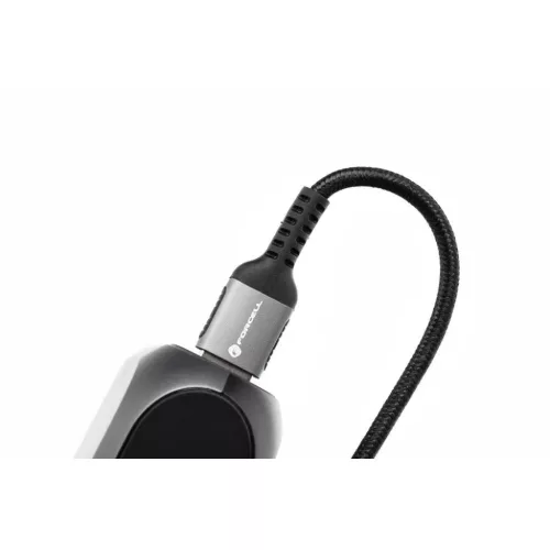FORCELL F-ENERGY C256 USB A - Type C QC4.0 3A 66W Cafule 0,25 m fekete