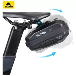  WILDMAN utazótáska biciklikerékre cipzárral 1L (4"-7") M90 fekete
