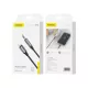 FONENG kábel BM31 Lightning - JACK 3.5MM 1M Fekete