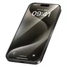 Benks Edzett üveg Arc Shield Teljes Lefedettség az iPhone 15 Pro Max-hoz fekete üvegfólia