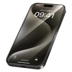   Benks Edzett üveg Arc Shield Teljes Lefedettség az iPhone 15 Pro Max-hoz fekete üvegfólia