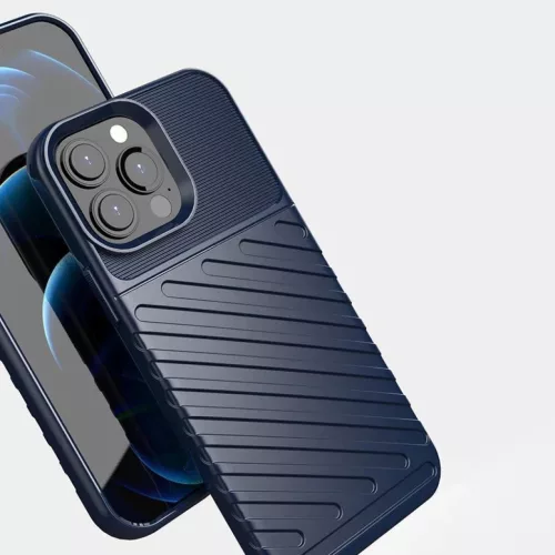 iPhone 13 Pro Max kék Thunder Case rugalmas és masszív tok