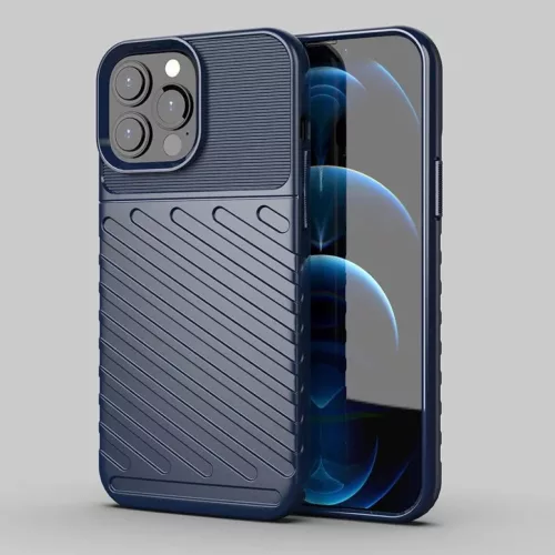 iPhone 13 Pro Max kék Thunder Case rugalmas és masszív tok