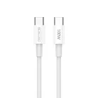 JELLICO kábel B22 USB-C - USB-C PD 100W 1M fehér