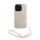 iPhone 16 Pro Pink Guess PU Leather 4G Colored Ring Strap MagSafe tok