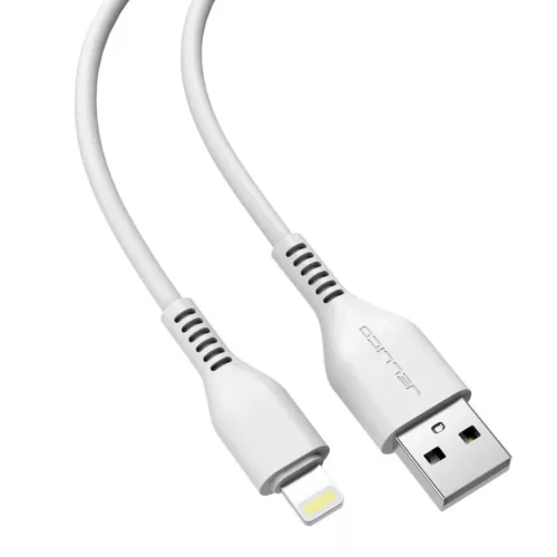 JELLICO kábel KDS-32 Lightning USB 3.1A 2M Fehér