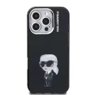 iPhone 16 Pro Karl Lagerfeld IML Aquarelle Karl fekete tok