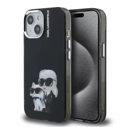   iPhone 15 Karl Lagerfeld IML Aquarelle Karl és Choupette tok