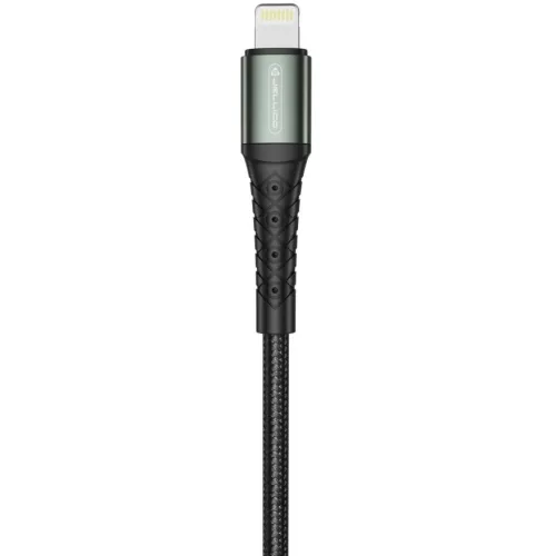 JELLICO B10 USB-C - Lightning PD 20W 1M Fekete Lightning USB kábel