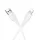 USB A - Lightning kábel Hoco 2,4A 1 m X120 fehér