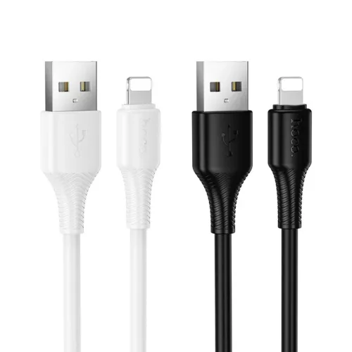 USB A - Lightning kábel Hoco 2,4A 1 m X120 fehér