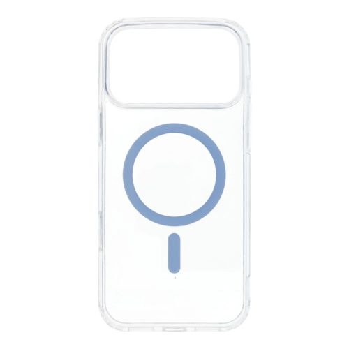 iPhone 17 Pro Max világoskék Drop Glue színes gyűrűs Mag Cover (teljes gyűrű) kompatibilis MagSafe tok