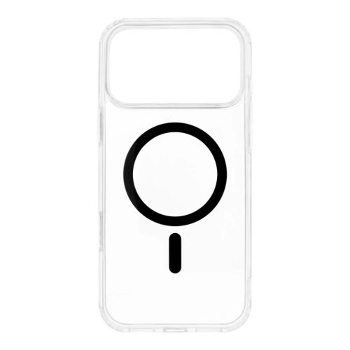 iPhone 17 Pro Max fekete Csepp Ragasztás Színes Gyűrűs Mag Tok kompatibilis MagSafe-fel (teljes gyűrű)