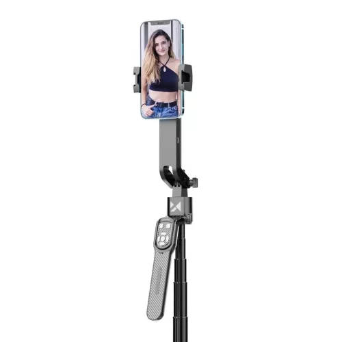 Wozinsky WST-360YS szelfibot tripod funkcióval és 360°-os AI automatikus arckövetéssel - Fekete