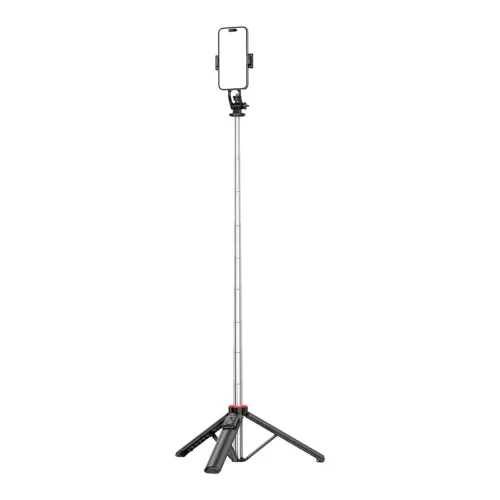 Selfie stick WC1Y3S teleszkópos tripod 1,3 m telefontartóval - fekete