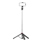 Selfie stick WC1Y3S teleszkópos tripod 1,3 m telefontartóval - fekete