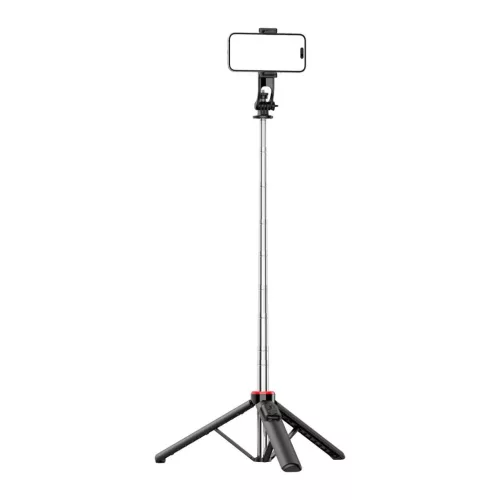 Selfie stick WC1Y3S teleszkópos tripod 1,3 m telefontartóval - fekete