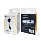 Wozinsky WCT5-6S2Y autós tartó Qi/MagSafe 15 W-os indukciós töltővel szellőzőrácshoz - fekete