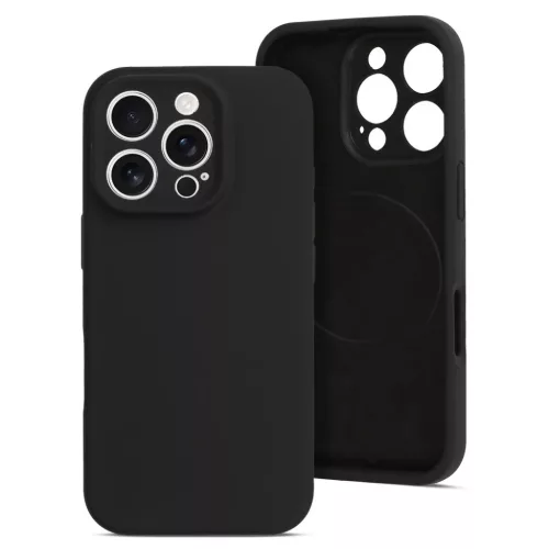 MagColor Pure tok iPhone 15 Pro fekete