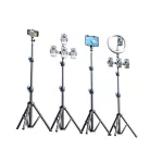 Wozinsky WRLD-00Y1S tripod strapabíró szénacél tripod 1.7m matt - fekete