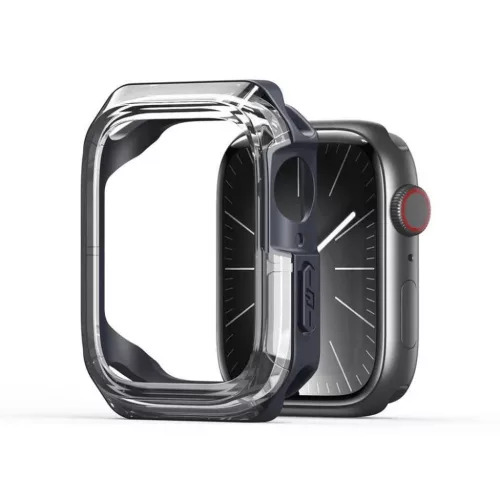 Apple Watch Series 10 42 mm átlátszó és éjféli DUX DUCIS tok TAMO