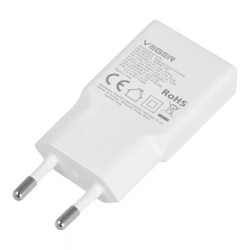 VEGER fali töltő USB A + USB C QC PD 30W 30W1A1C fehér