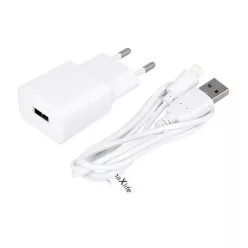  Maxlife MXTC-01 töltő 1x USB 2.1A fehér + Lightning kábel